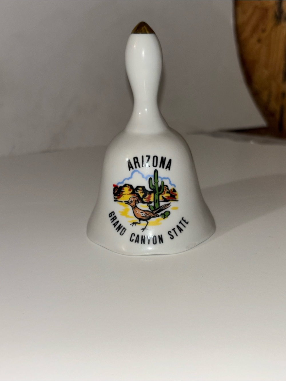 Arizona Grand Canyon State White Souvenir Bell
